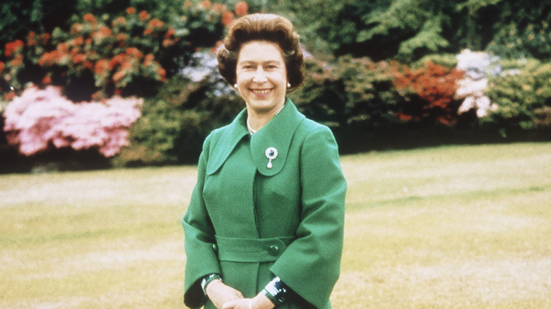 Queen Elizabeth at a younger age