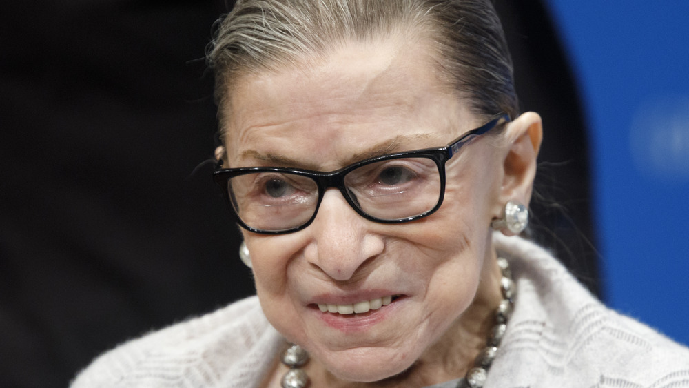 Ruth Bader Ginsburg smiling