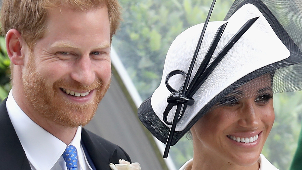 Prince Harry and Meghan Markle smile together