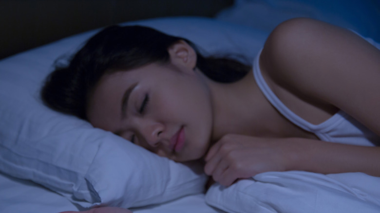 Sleeping woman