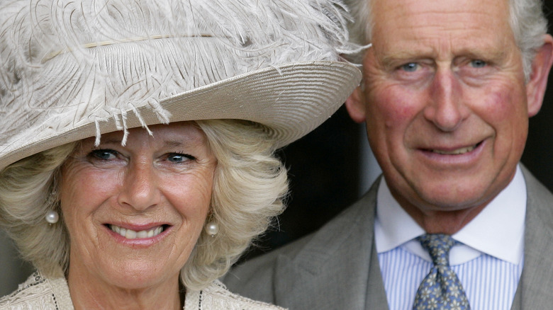 Camilla and Charles on their wedding day