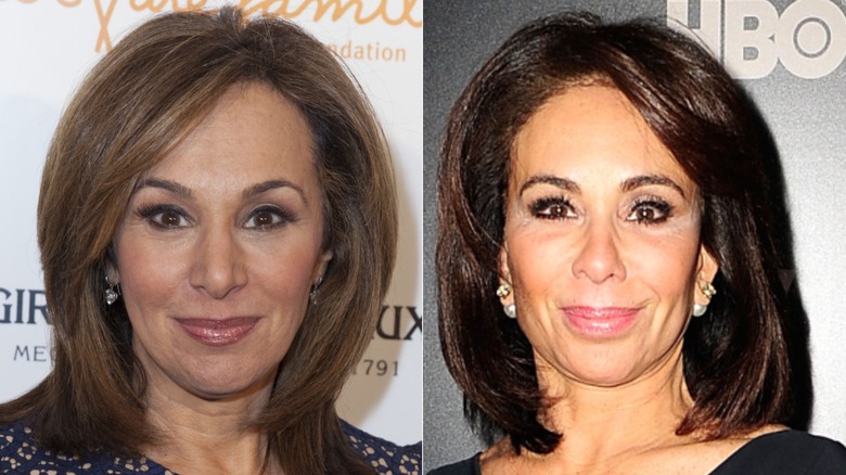 Rosanna Scott and Jeanine Pirro smiling.