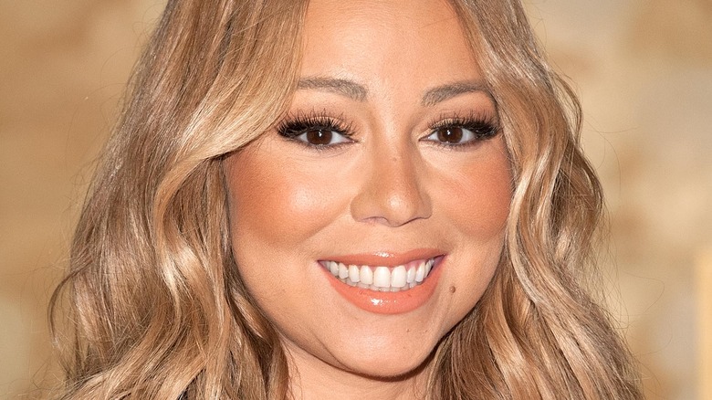 Mariah Carey smiling