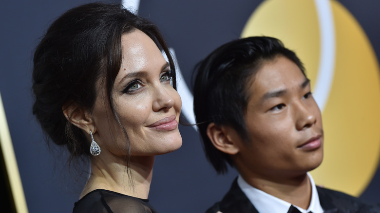 Angelina Jolie and son Pax Thien Jolie-Pitt