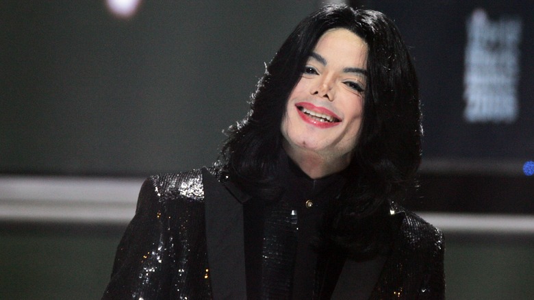 Michael Jackson smiling