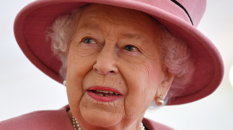 Queen Elizabeth at event