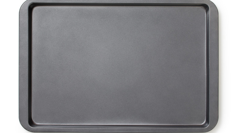 A clean cookie sheet 