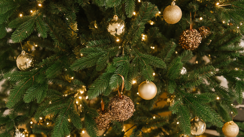 Christmas tree with ornaments