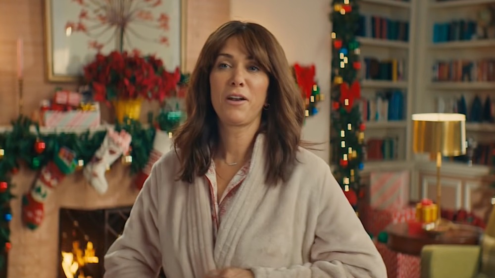 Kristin Wiig in a robe