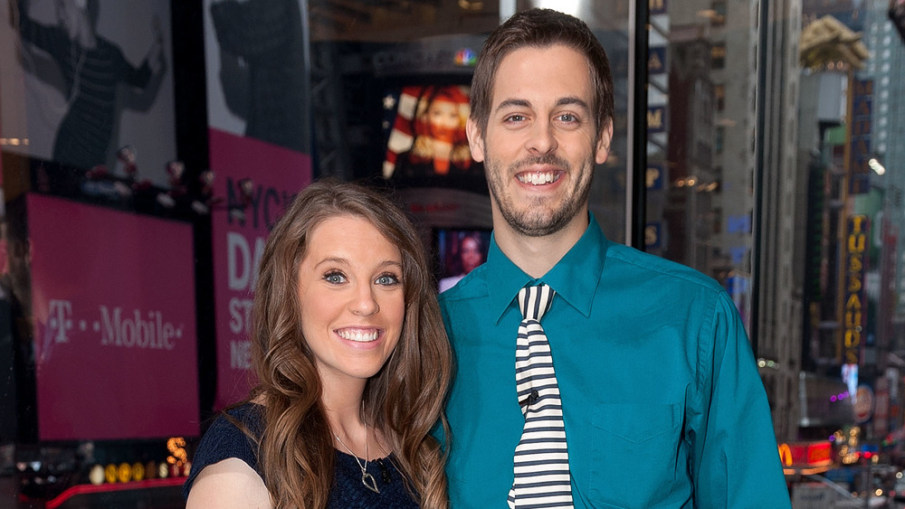 Jill Duggar Derick Dillard smiling