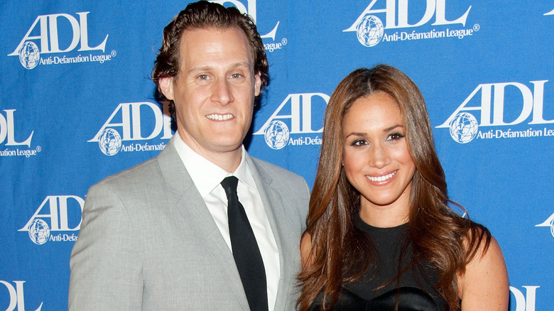 Meghan Markle and Trevor Engelson