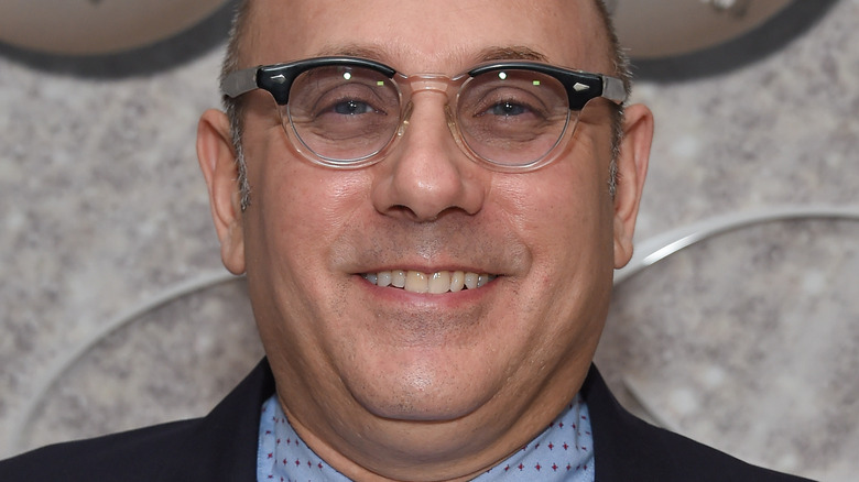 Willie Garson smiling in trademark Stanford Blatch glasses