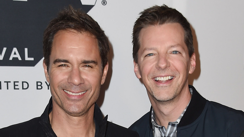Eric McCormack and Sean Hayes smiling