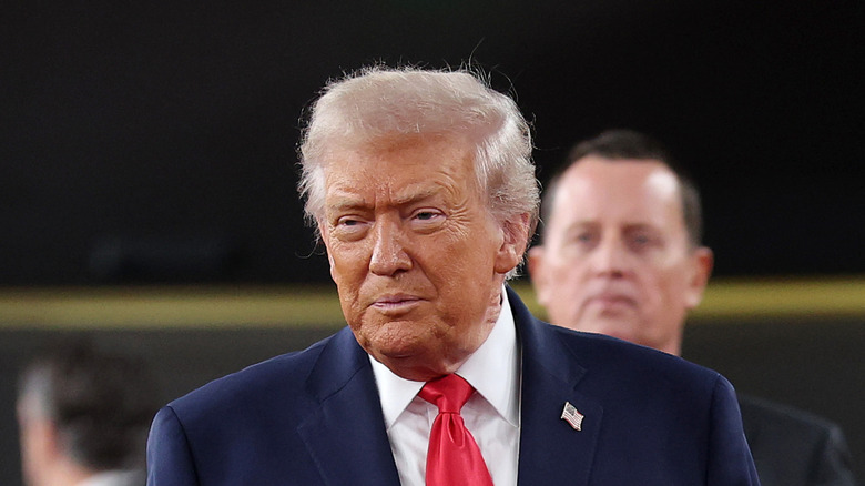 Donald Trump walking