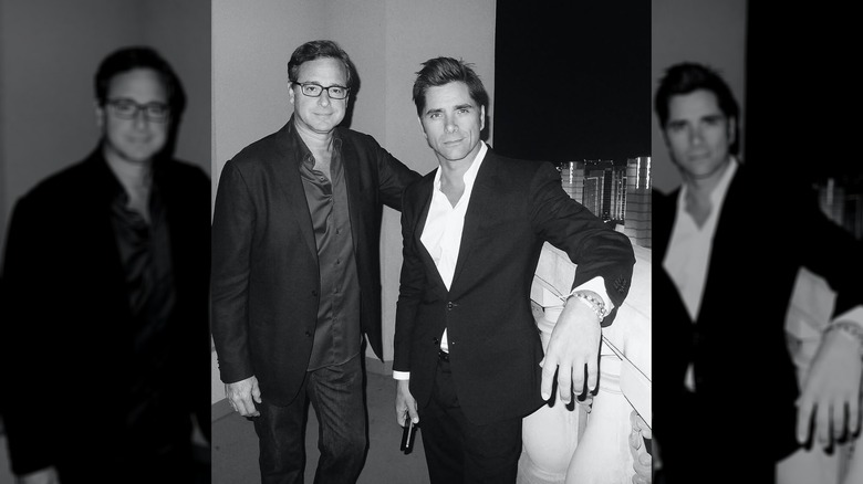 Bob Saget and John Stamos looking cool.