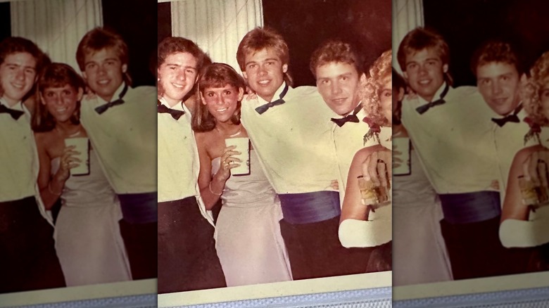 Brad Pitt in college