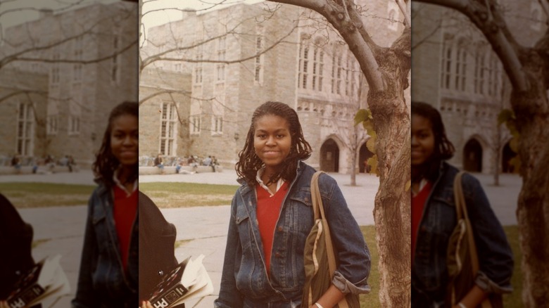 Michelle Obama in college