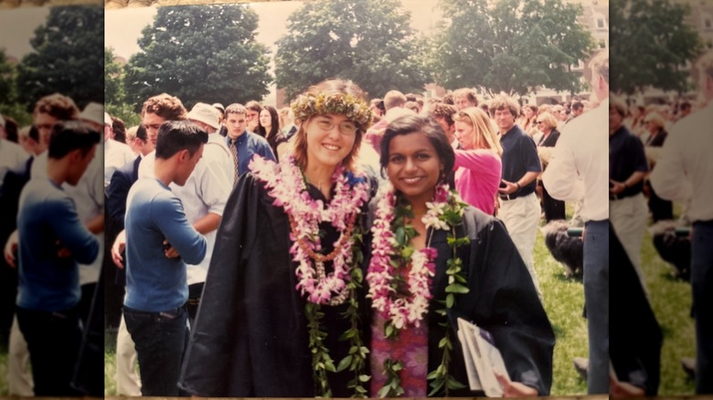 Mindy Kaling at college