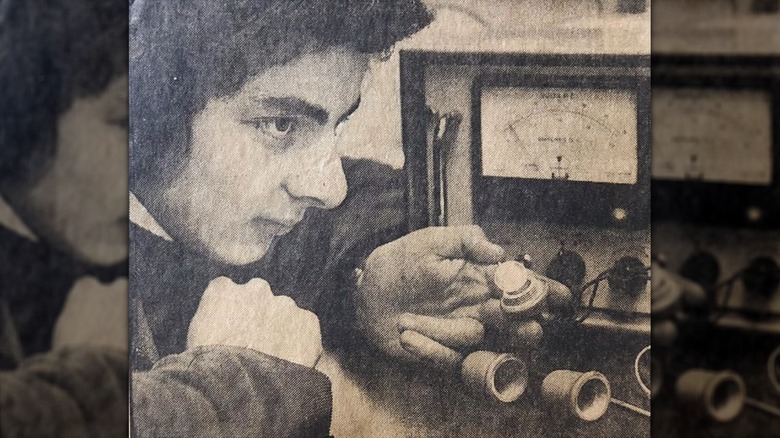 Rowan Atkinson in college