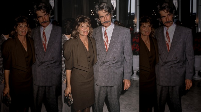 Sam Elliott and Katharine Ross at the 48th Golden Apple Awards in 1988