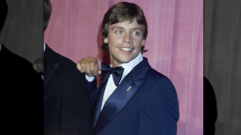 Mark Hamill smiling at the 1978 Oscars