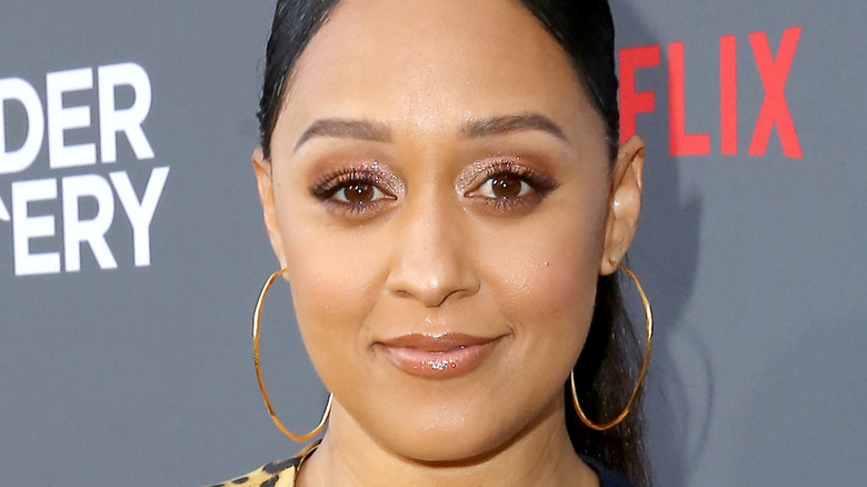 A close-up of Tia Mowry