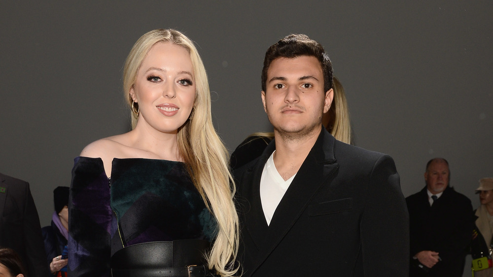 Tiffany Trump and Michael Boulos at event