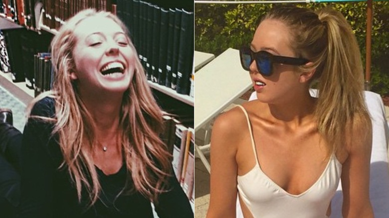 Tiffany Trump poses in a swimsuit during her university years