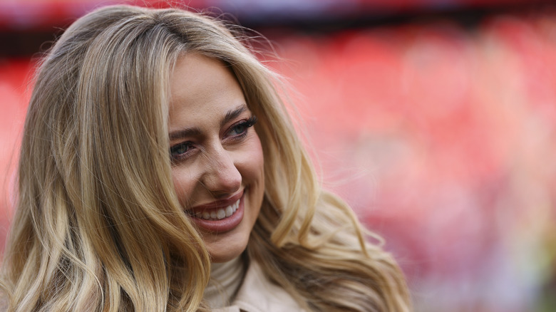 Brittany Mahomes at a Kansas City Chiefs game, January 2025