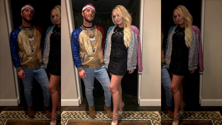 Andrew Warren and Tiffany Trump bling jackets