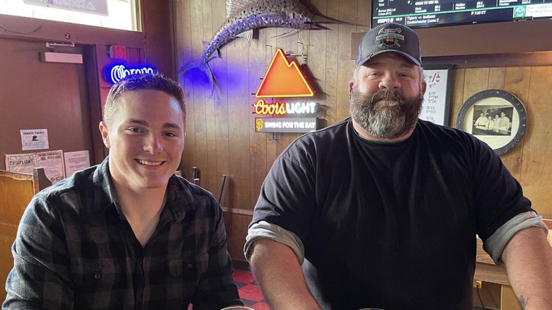 John Kelly with his son