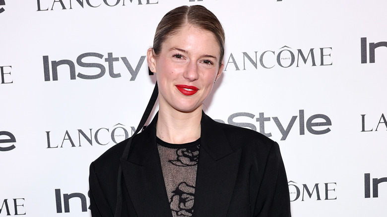 Maggie McGraw on the red carpet