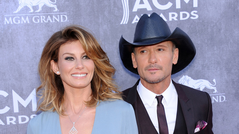 Tim McGraw and Faith Hill at the 49th Annual Academy of Country Music Awards