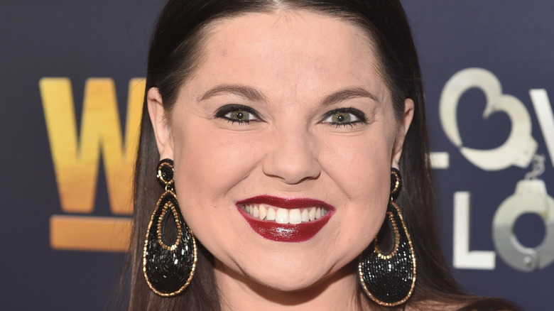 Amy Duggar smiling
