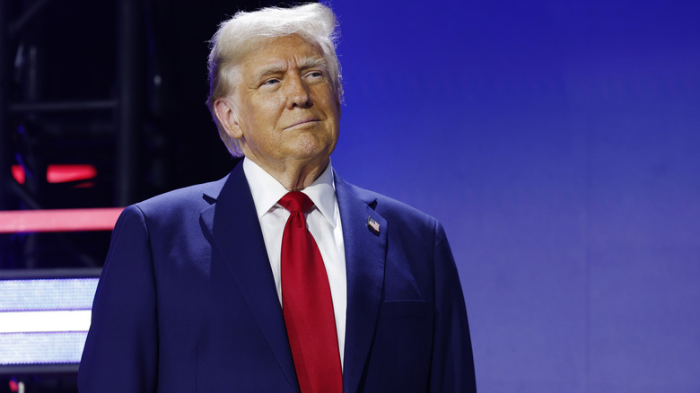 Donald Trump looking impressed with himself