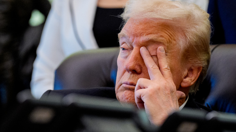 President Donald Trump appears at an event on lowering drug prices in the Oval Office at the White House on November 06, 2025 in Washington, DC.