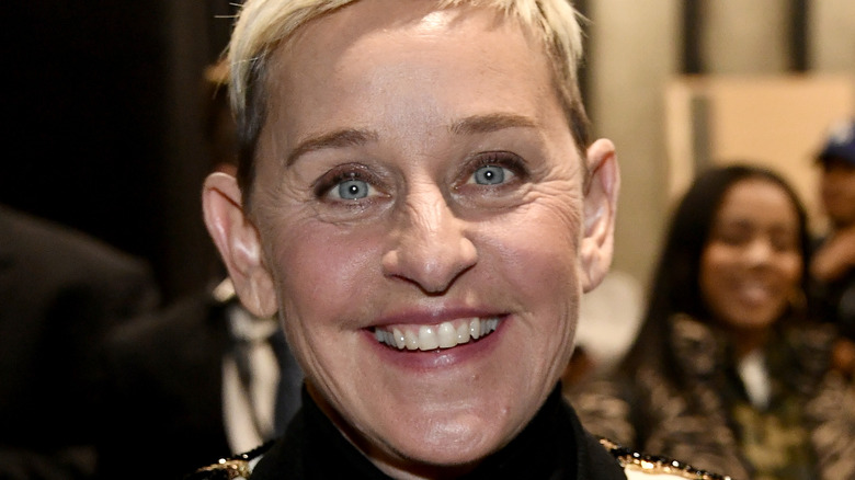 Ellen DeGeneres smiling 