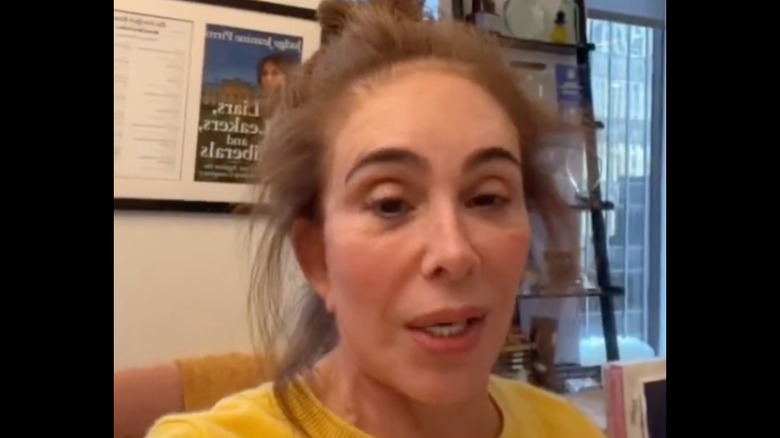 A video of a makeup free Judge Jeanine Pirro promoting News News show The Five
