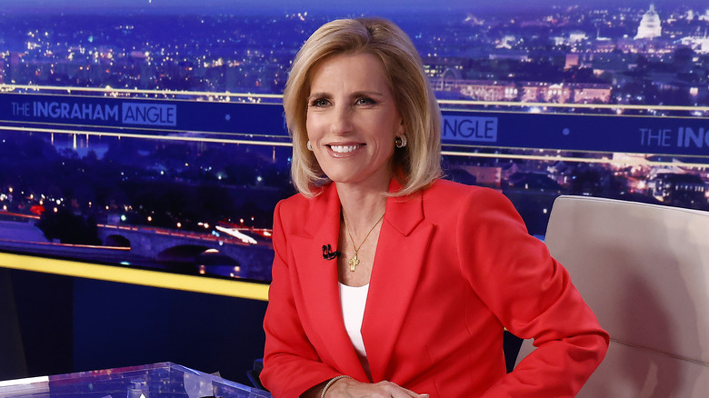 Laura Ingraham in the Fox News studios, February 2025