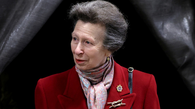 Princess Anne smiling