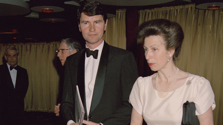 Princess Anne with her husband Sir Timothy Laurence