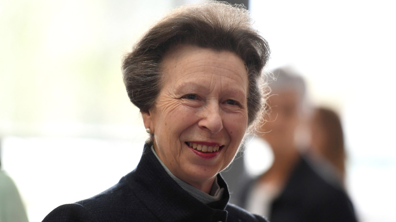 Princess Anne smiling