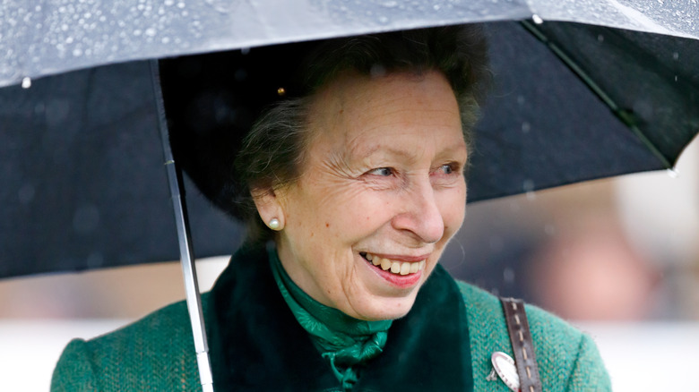Princess Anne smiling