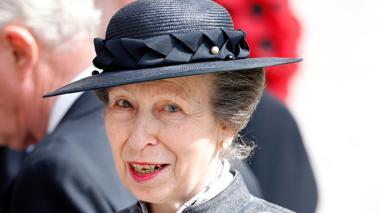 Princess Anne smiling