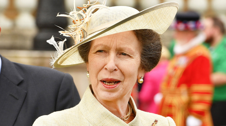 Princess Anne smiling