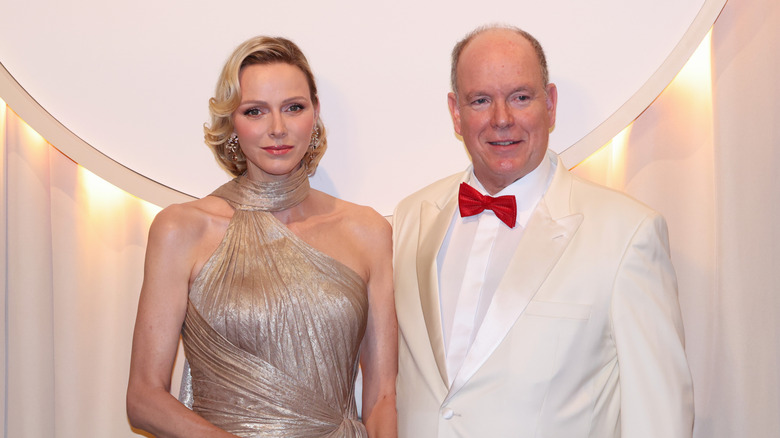 Princess Charlene and Prince Albert at the Red Cross Ball 2026