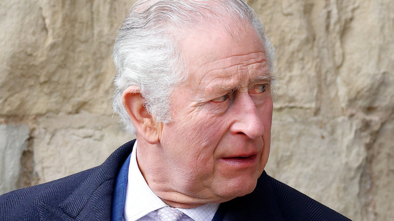 Prince Charles seems upset