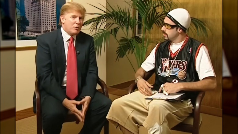 Sacha Baron Cohen interviews Donald Trump in character as Ali G.