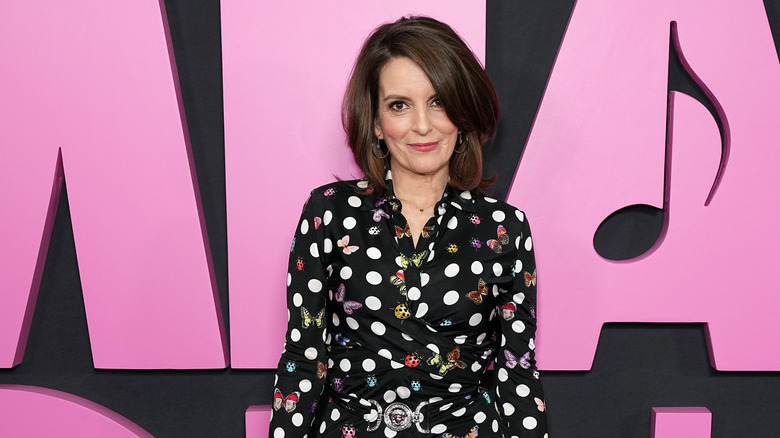 Tina Fey at the red carpet for the Mean Girls movie premiere