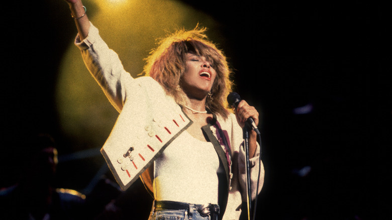 Tina Turner performing